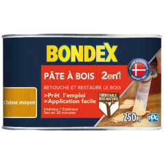 BONDEX PATE A BOIS CHENE MOYEN 250GR BONDEX - 420484
