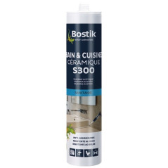 BOSTIK MASTIC BAIN CUISINE CERAMIQUES300BLAN BOSTIK - 30615830
