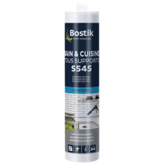 BOSTIK MASTIC BAIN CUISINE S545 TRANSL.300ML BOSTIK - 30615841