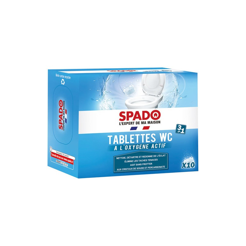 SPADO SPADO WC OXYGENE ACTIF TABLETTE 25GX10 SPADO - PV01216001