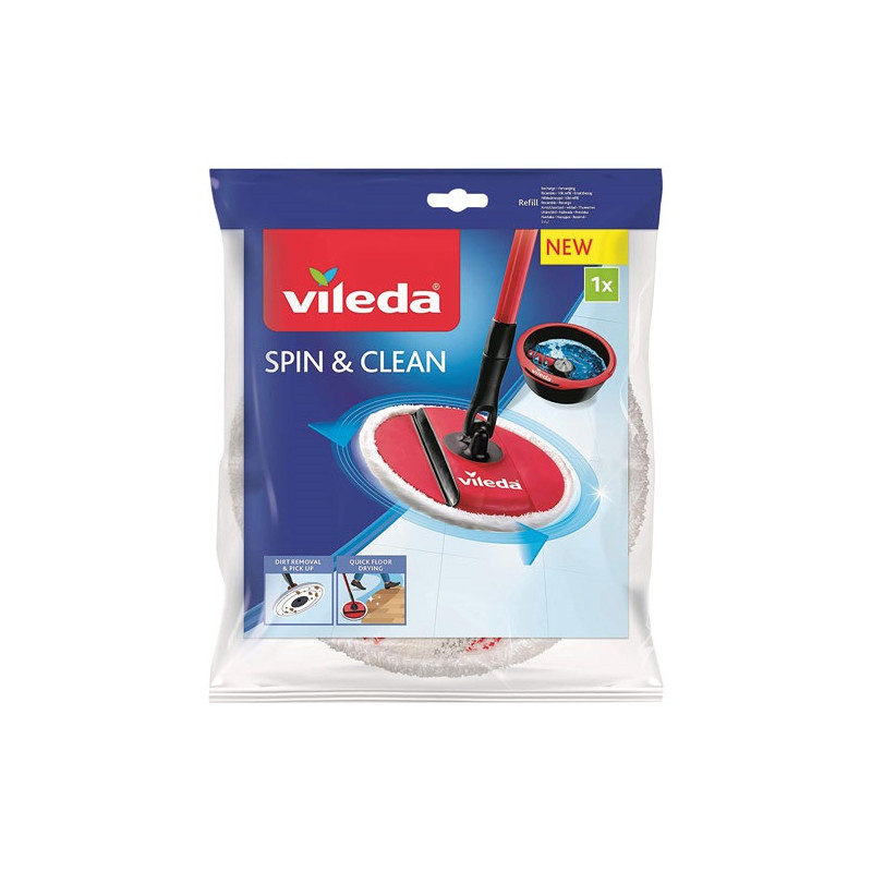 VILEDA VILEDA RECHARGE LAVE SOL SPIN ET CLEAN VILEDA - 161822