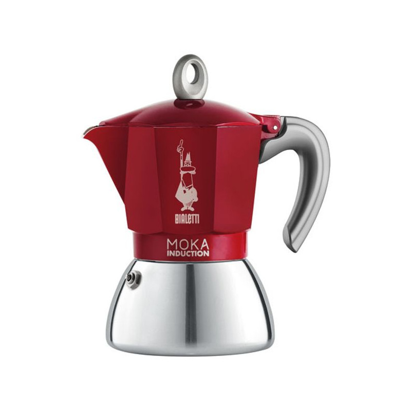 CAFETIERE 4T MOKA INDUCTION ROUGE**N BIALETTI - 0006944