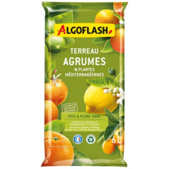 ALGOFLASH. TERREAU AGRUMES PLANTES MEDITER.6L /NC ALGOFLASH. - ATAGRUM6N