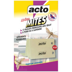 ACTO ACTO FEUILLETS MITES TEXTILES X12 ACTO - MITE10