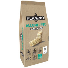 FLAMINO ALLUME FEU LAINE DE BOIS X 40 FLAMINO - 1346