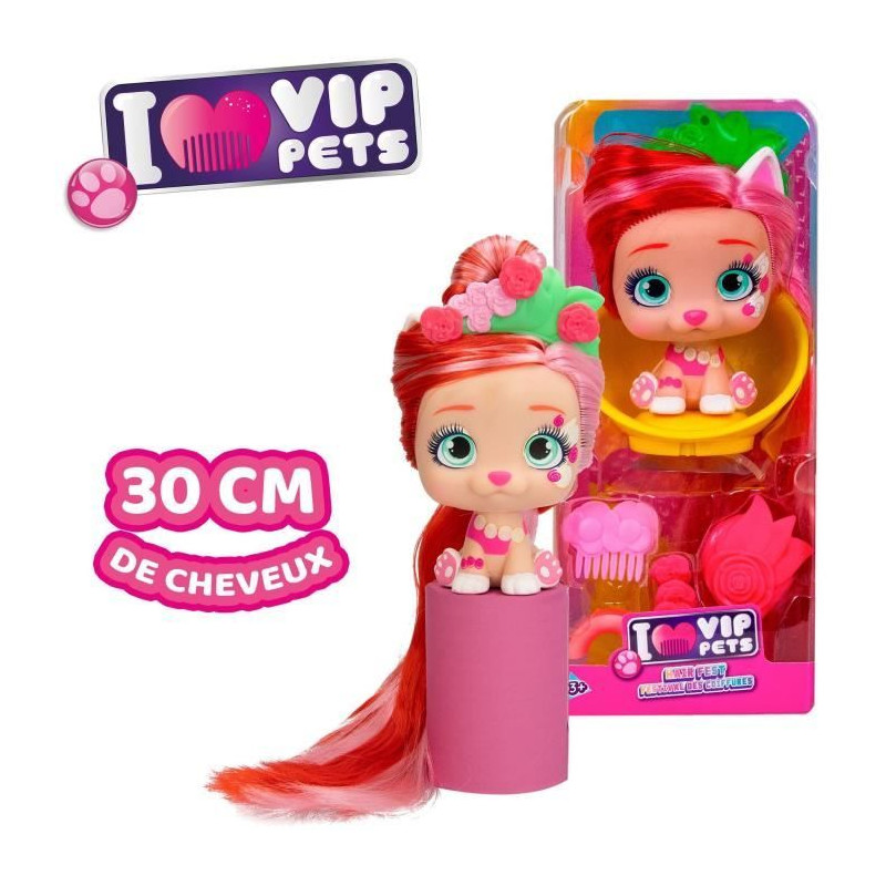 Poupée collectible - IMC Toys - 715912 - VIP Pets Hair Fest - Pets - Asst.