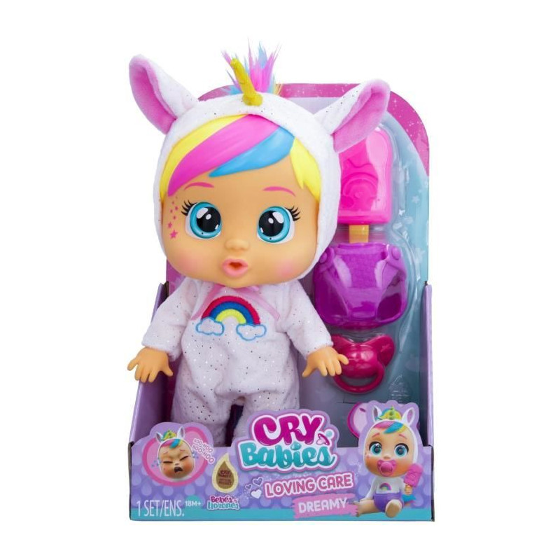 Poupons a fonctions - IMC Toys - 911840 - Cry Babies - Loving Care Fantasy - Dreamy