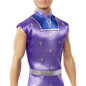 Poupée mannequin Barbie - Ken Prince Blond - HLC23 - Tunique satin violet et bleu - Bottes de cavalier assorties