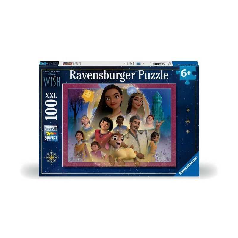 Ravensburger-Puzzle 100 pieces XXL - Le royaume des souhaits / Disney Wish-4005555010487-A partir de 6 ans