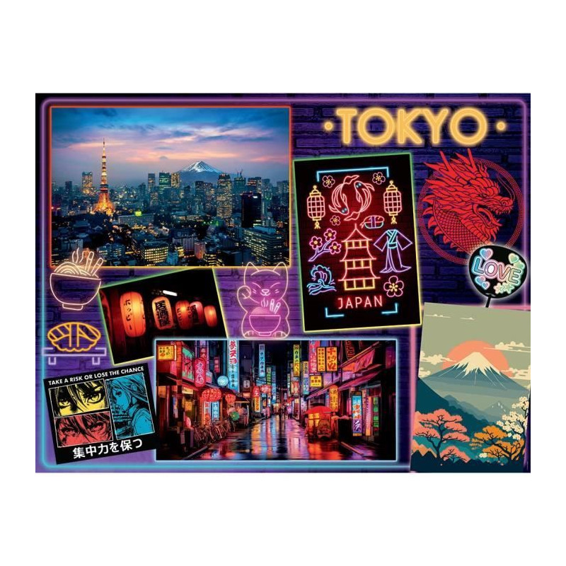 Nathan-Puzzle 2000 pieces - Découverte de Tokyo-4005555010913-A partir de 14 ans
