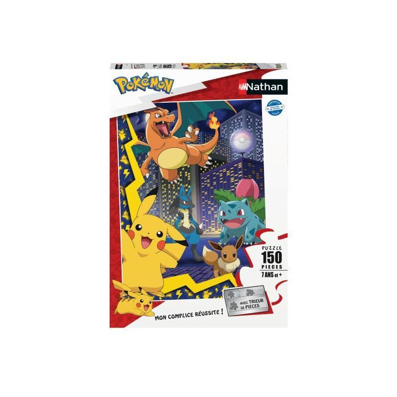 Nathan-POKEMON-Puzzle 150 pieces - La ville des Pokémon-4005556861897-A partir de 7 ans