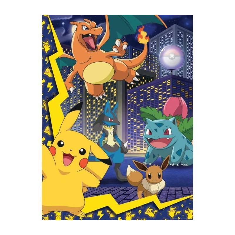 Nathan-POKEMON-Puzzle 150 pieces - La ville des Pokémon-4005556861897-A partir de 7 ans