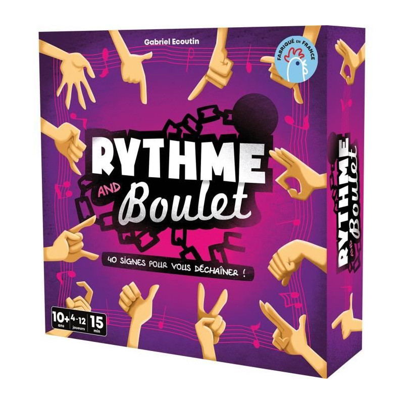 Rythme and Boulet - Asmodee - Sens du rythme, observation et ruse seront vos atouts - Des 8 ans