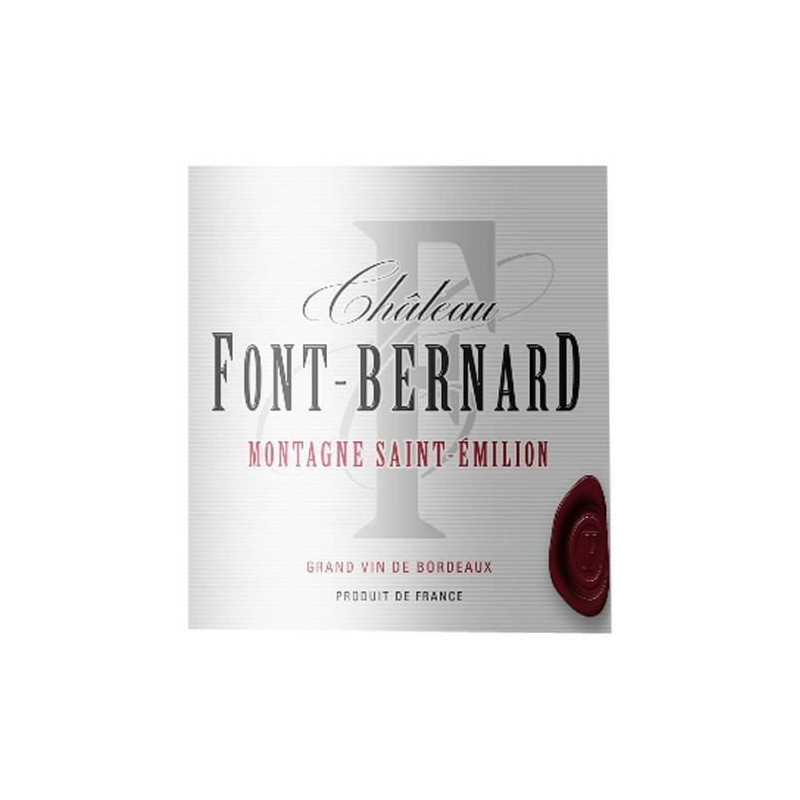 Château Font-Bernard 2022 Montagne Saint-Emilion - Vin rouge de Bordeaux