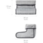 Chauffe-pieds medisana - Ultradoux - 6 niveaux de température - minuteur - lavable - certifié oeko-tex - rechauffe et soulage