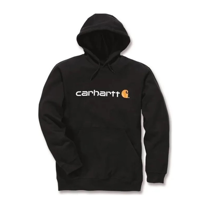Sweat Shirt à capuche avec logo noir TM CARHARTT S1100074001M