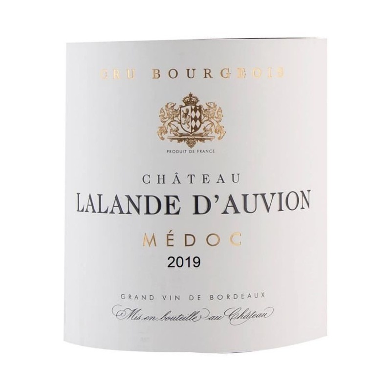Château Lalande d'Auvion 2019 Médoc - Vin rouge de Bordeaux
