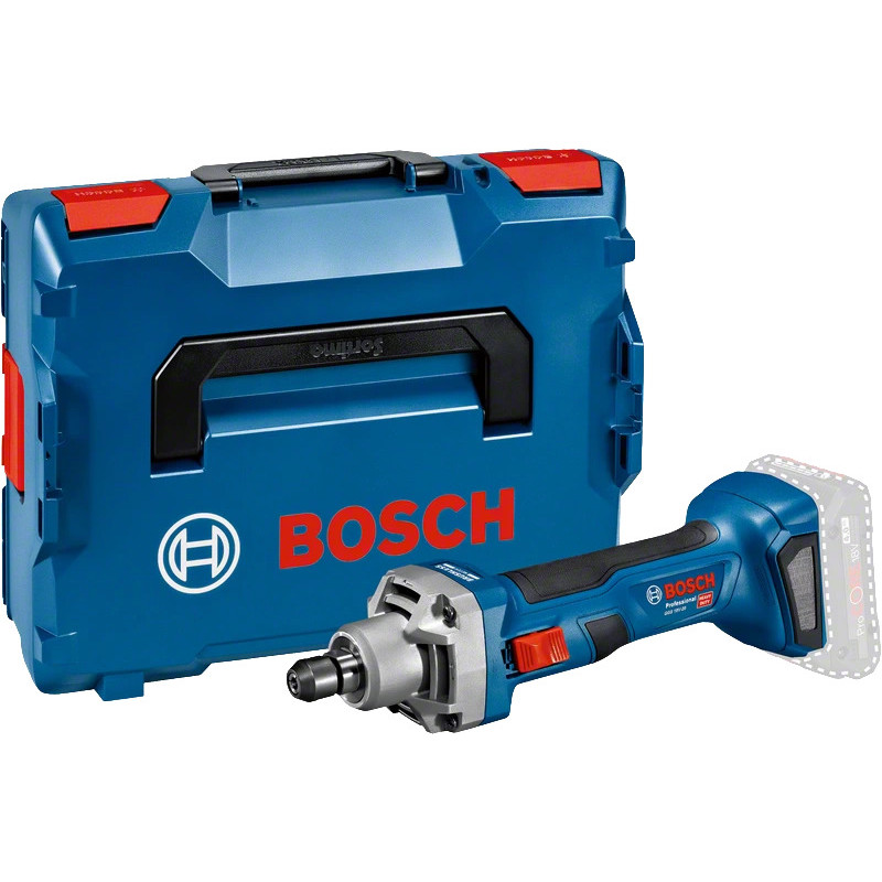 Meuleuse droite 18V Bosch GGS 18V 20 Professionnal (sans batterie ni chargeur) + coffret L BOXX BOSCH 06019B5400