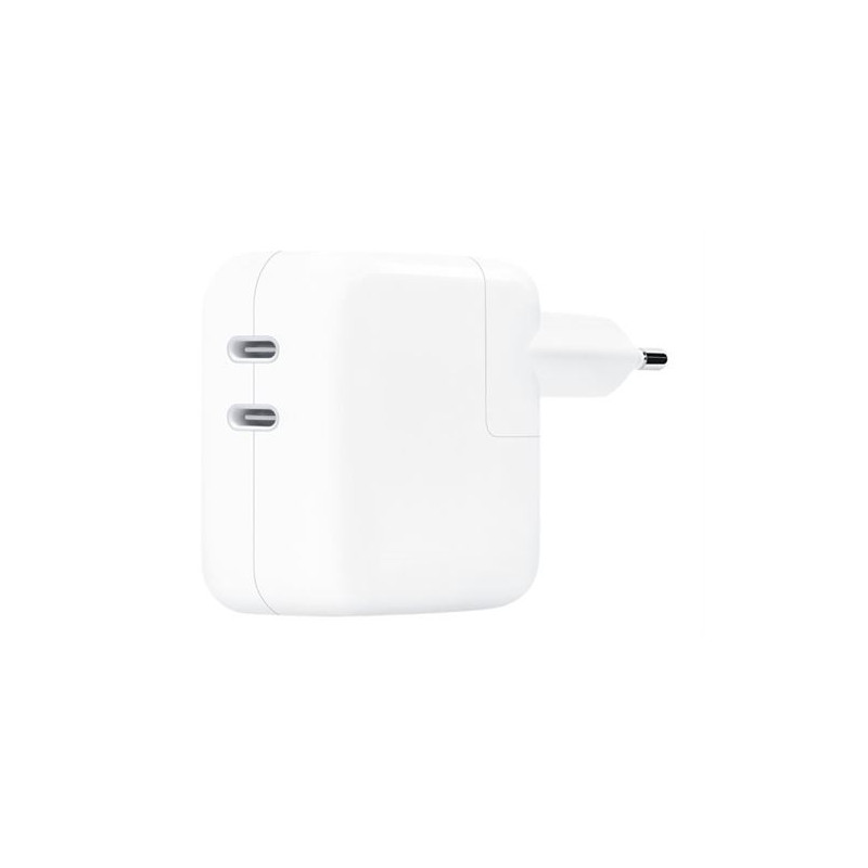Adaptateur secteur double port USB type C 35 Watts Apple Blanc