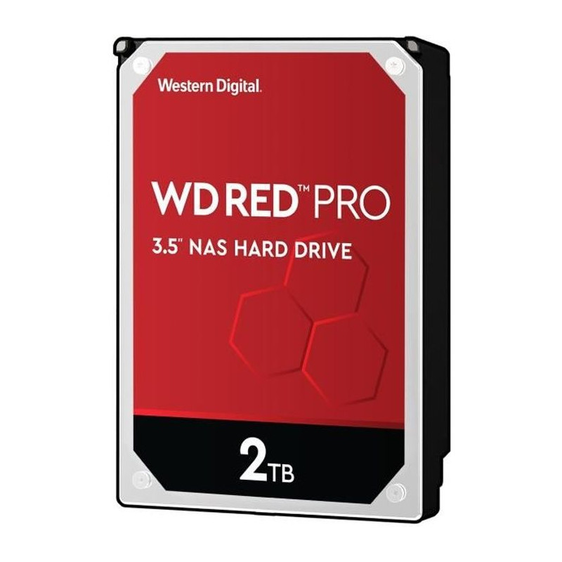 WD Red™ Pro - Disque dur Interne NAS - 2To - 7 200 tr/min - 3.5 (WD2002FFSX)