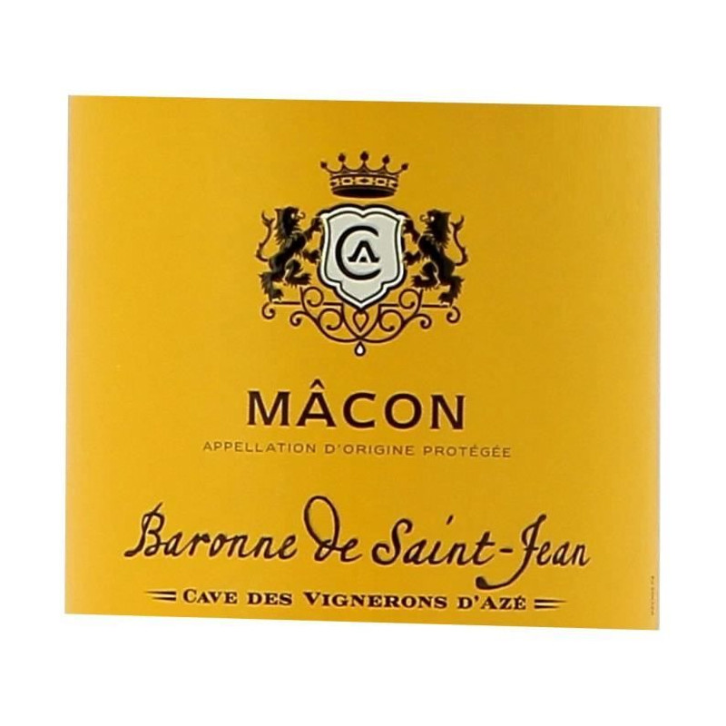 Baronne de Saint-Jean Azé 2022 Mâcon - Vin rouge de Bourgogne