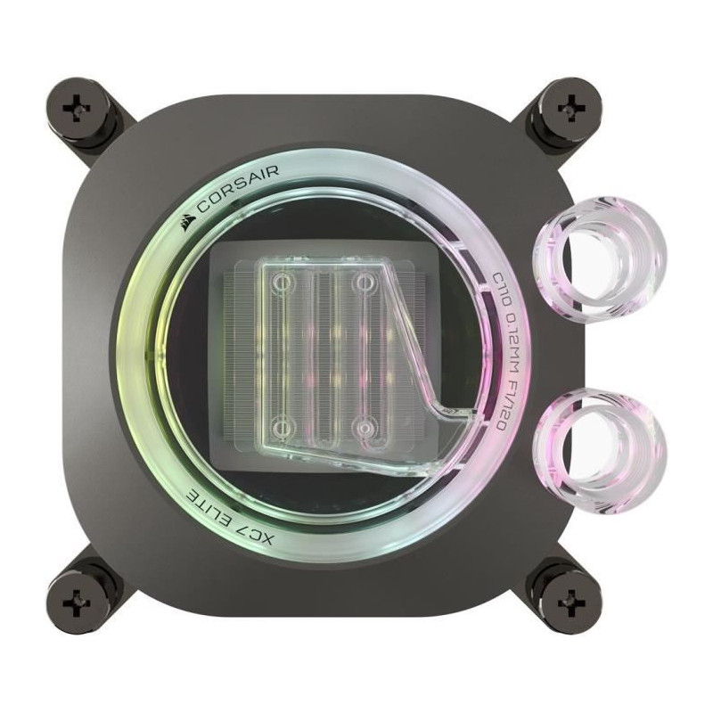 Water Cooling - CORSAIR - iCUE LINK XC7 RGB ELITE pour socket Intel 1700 et AMD AM4/AM5 - Noir