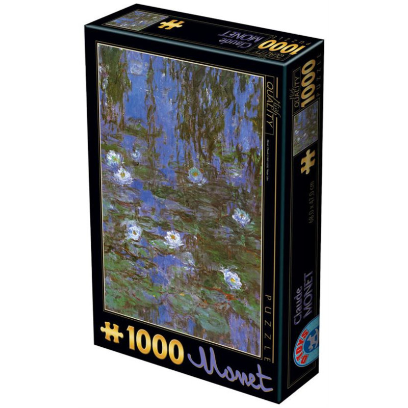Puzzle 1000 pièces D Toys Claude Monet Nymphéas