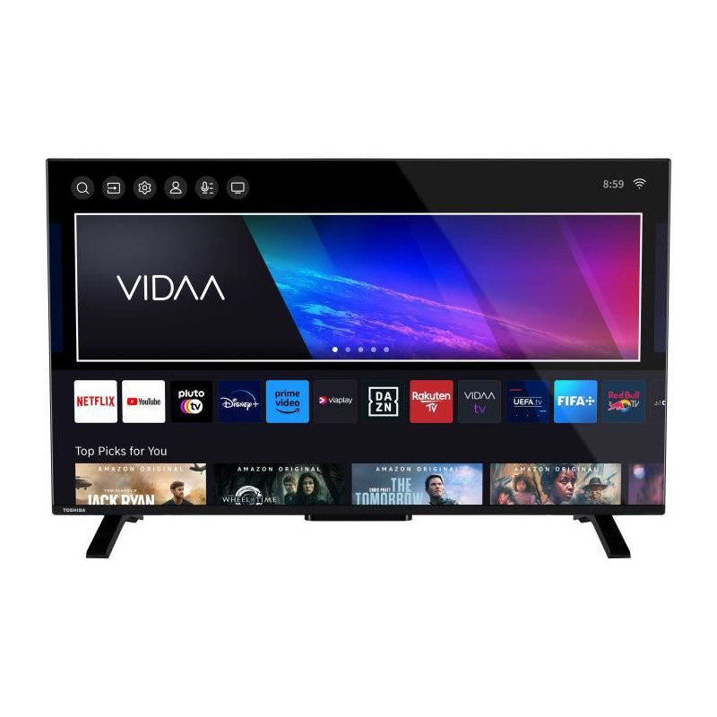 TV LED - TOSHIBA - 43UA2363DG - 43'' (108 cm) - 4K UHD 3840x2160 - Dolby Vision - Smart TV Android - 3xHDMI