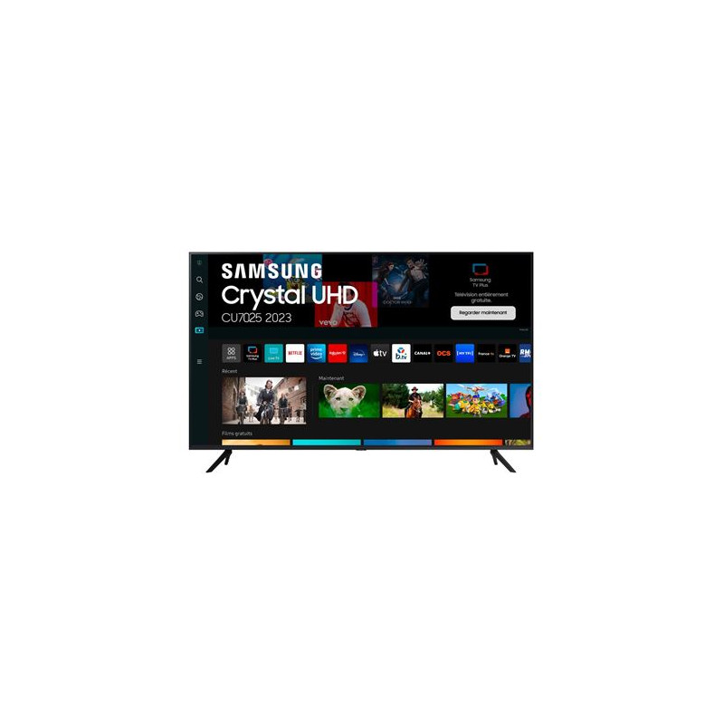 TV Samsung Crystal 50CU7025 125 cm 4K UHD Smart TV Noir