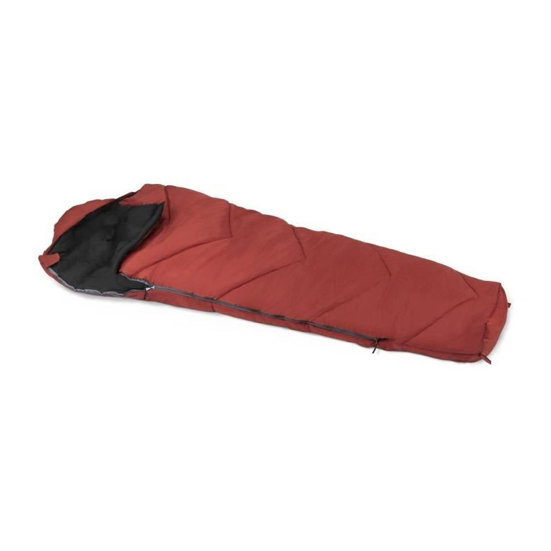 Sac de couchage extra large - KAMPA - Tegel 8 XL - 1 personne - 2,25 m x 0,9 m - Rouge