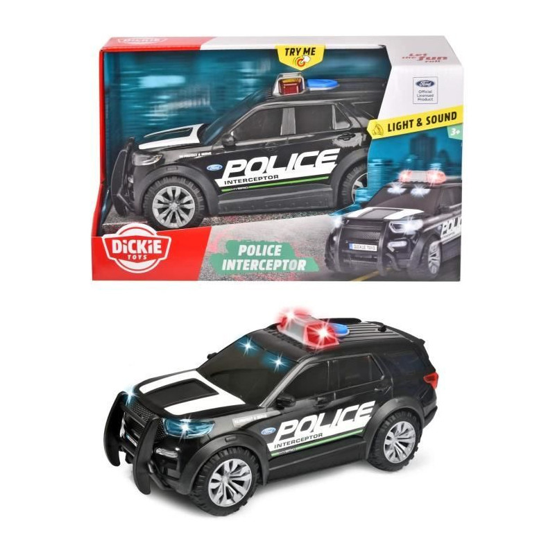 Voiture de police Ford Police Interceptor avec fonctions sonores et lumineuses - Dickie