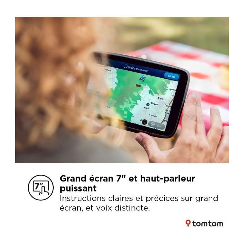 Navigateur GPS - TOM TOM - GO Camper Max 7 - Premium Pack Nouvelle génération - 7 - Cartographique mondiale