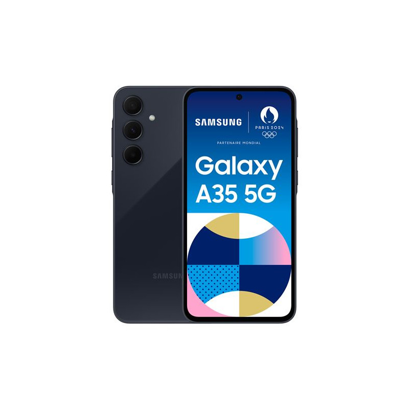 Smartphone Samsung Galaxy A35 6,6" 5G Nano SIM 128 Go Bleu nuit