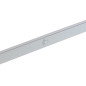 Emuca 5074362 barre de penderie pour armoire Castor avec lumière LED, batterie amovible et détecteur de mouvement, 1.008, Anodi