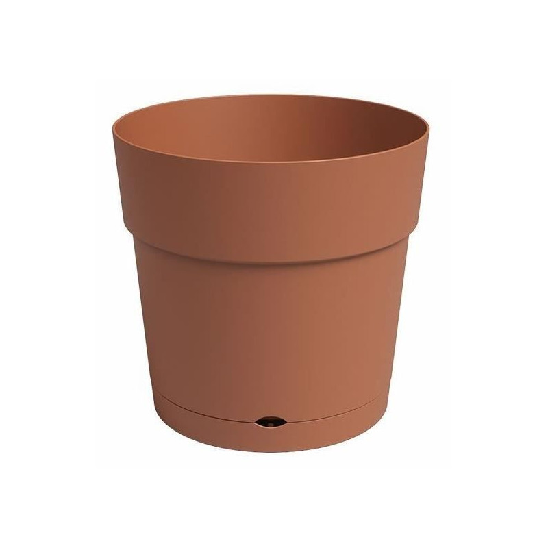 Pot - ARTEVASI - CAPRI - Large - Réserve d'eau - Terre cuite - L34,6 x P34,6 x H33,2 cm