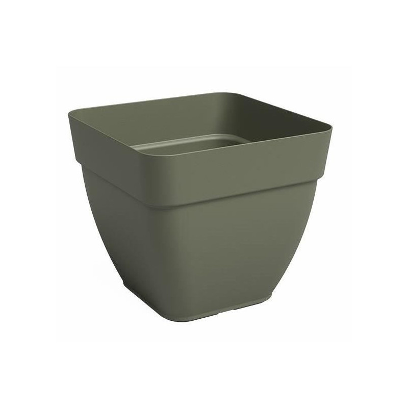 Pot - ARTEVASI - CAPRI CAMPANA - Carrée� - Vert sec - L36,5 x P36,5 x H33,5 cm