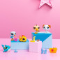 BANDAI - Littlest Pet Shop - Collector Set Theme Plage - 5 animaux et accessoires - BF00517