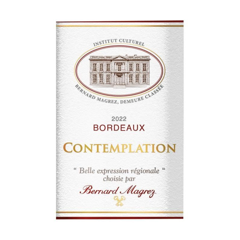 Contemplation 2022 Bordeaux - Vin rouge de Bordeaux