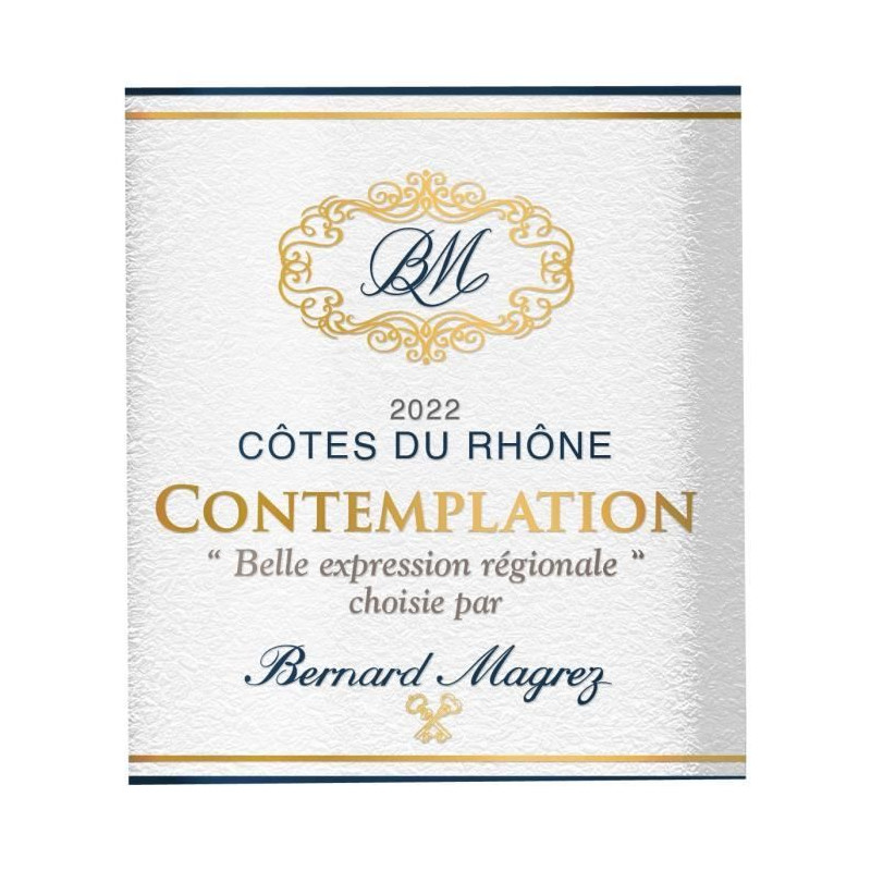 Contemplation 2022 Côtes du Rhône - Vin rouge de la Vallée du Rhône