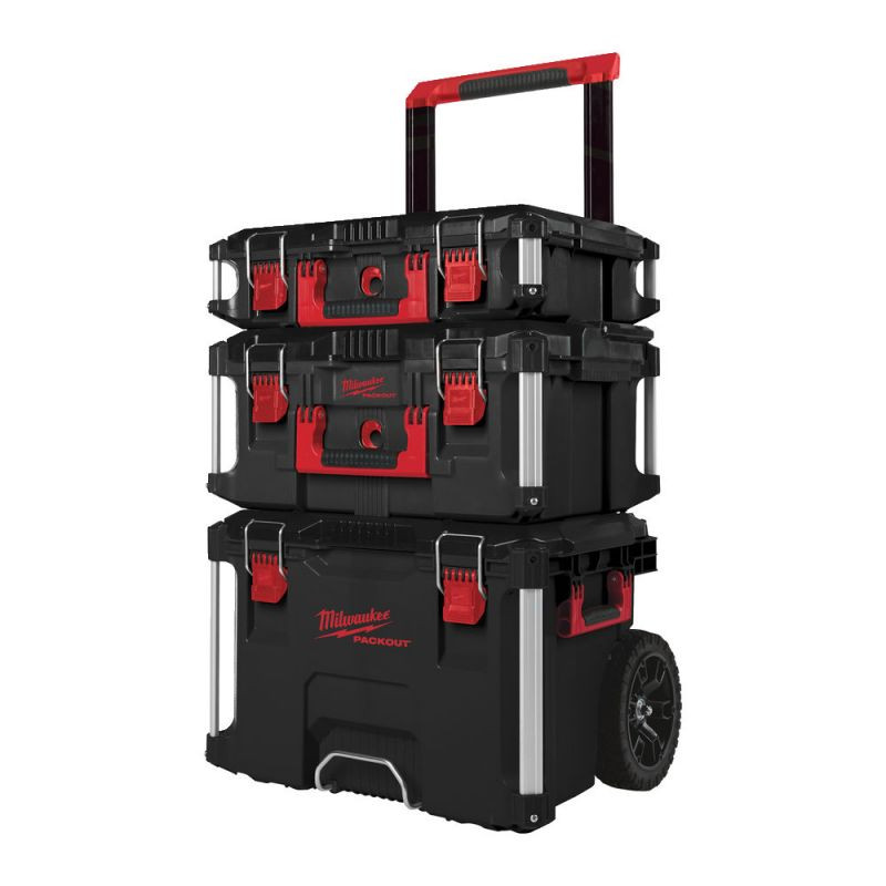 Pack 3 pièces (Trolley Coffret large Coffret) PACKOUT MILWAUKEE TOOL 4932464244