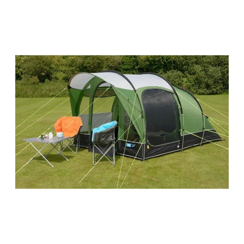 Tente de camping gonflabe - 3 places - KAMPA - Brean 3 AIR - Vert et noir