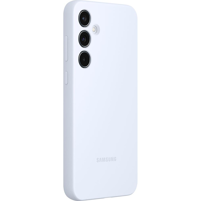 Coque en silicone pour Samsung Galaxy A55 5G Bleu Polaire