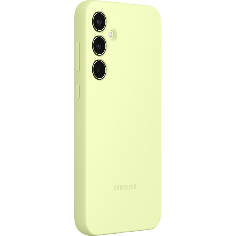 Coque en silicone pour Samsung Galaxy A55 5G Vert Clair