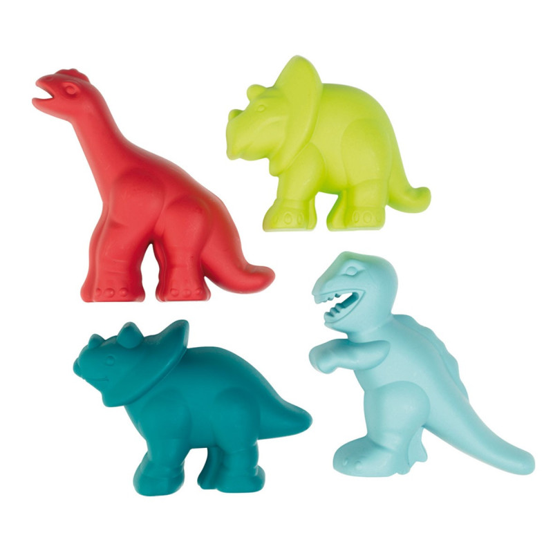 Ecoiffier - Filet 4 moules dinosaures