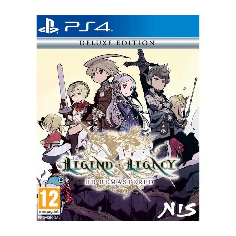 The Legend of Legacy : HD Remastered - Jeu PS4 - Deluxe Edition