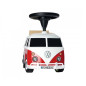 Smoby - Porteur Volkswagen Van Rouge - Coffre de rangement + Volant directionnel - 26L x 30l x 60H - Dés 18 mois