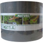 Bordure de jardin - NATURE - Gris - PE recyclé, épaisseur 3 mm - H15 cm x 10 m - 10 Ancres grises - H26,7 x 1,9 x 1,8 cm