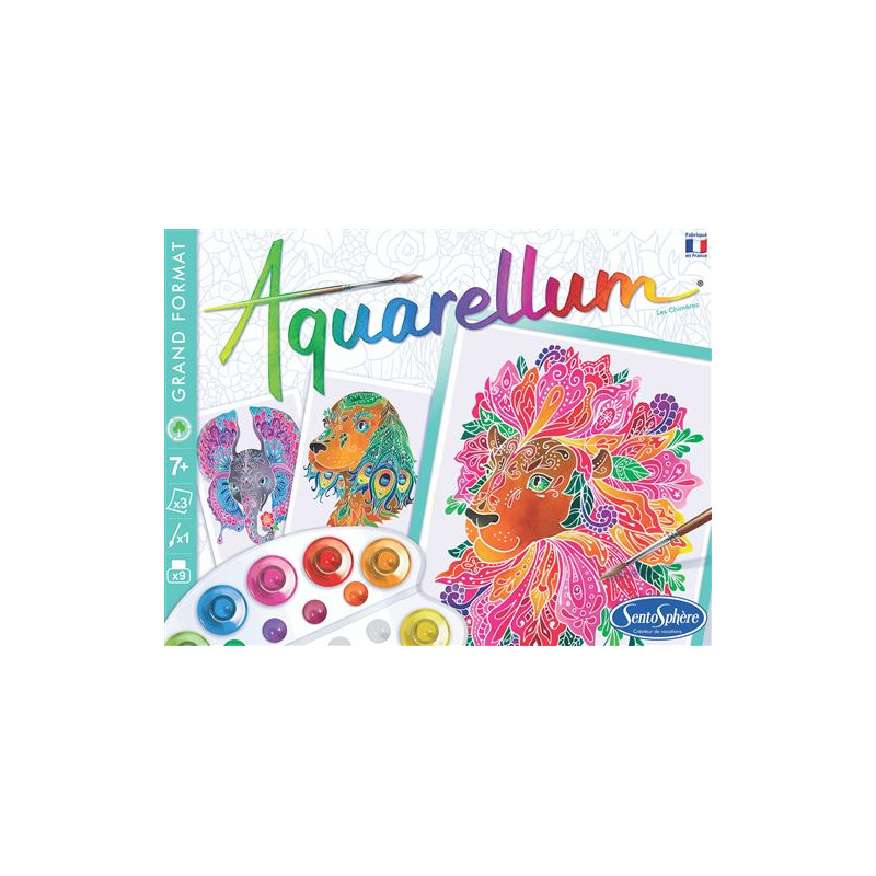 Dessin et coloriage enfant Aquarellum Grand format Chiameres