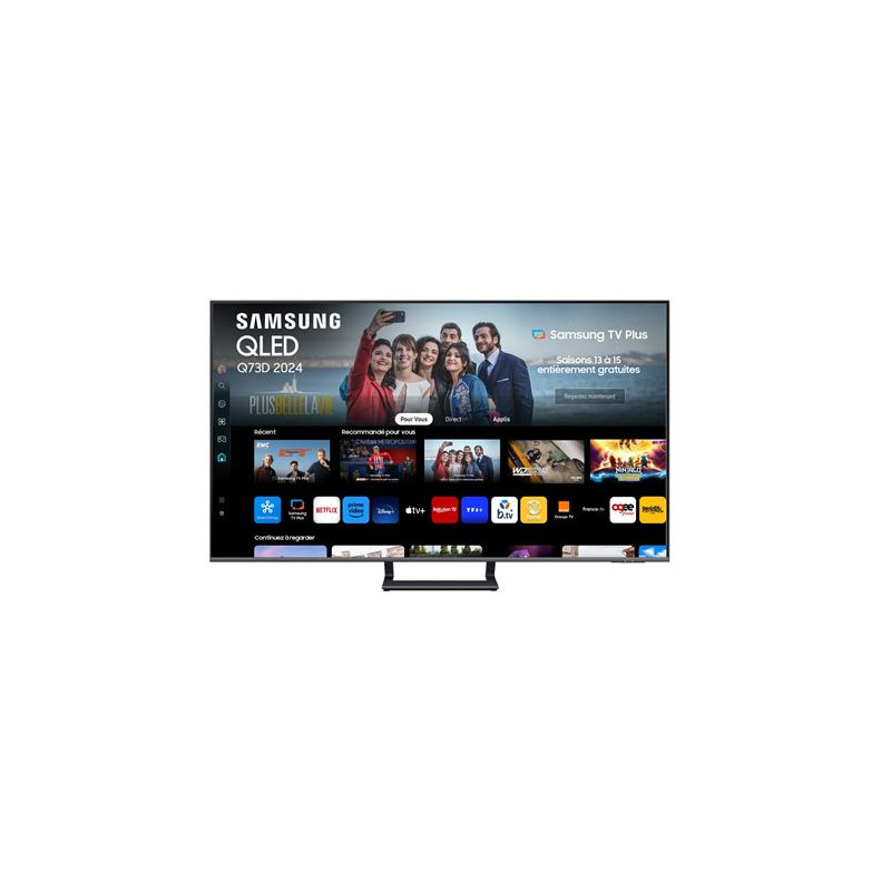 TV QLED Samsung TQ65Q73D 165 cm 4K Smart TV 2024 Noir