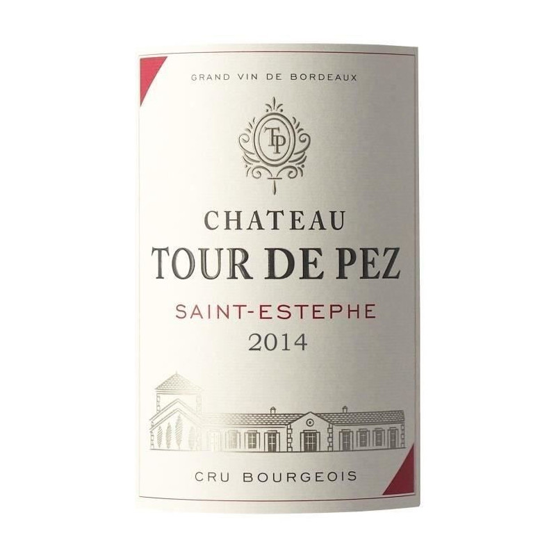 Château Tour de Pez 2014 Saint-Estephe Cru Bourgeois - Vin rouge de Bordeaux